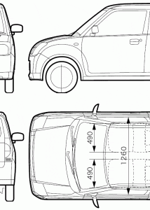 Mazda Carol blueprint