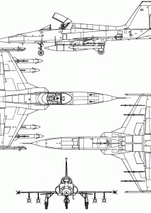 Northrop F-5A blueprint