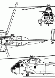 Westland Sea King blueprint