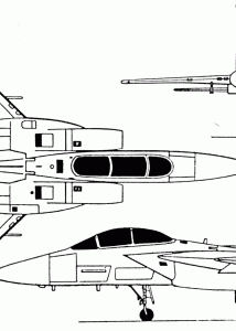 F-15E Strike Eagle blueprint