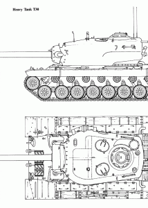 T30 Heavy Tank blueprint