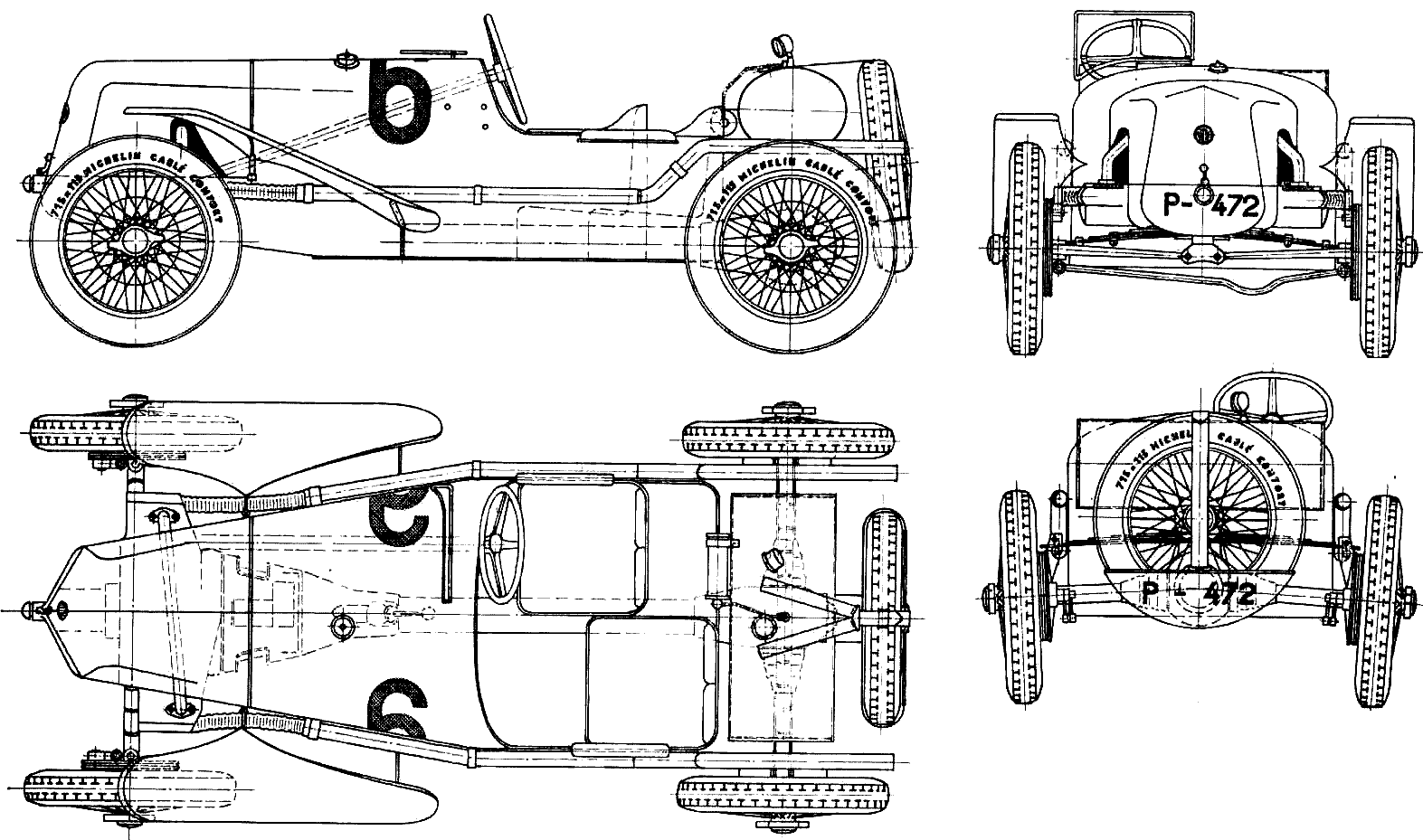 Tatra T 112  blueprint