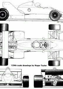 Toleman TG183 blueprint