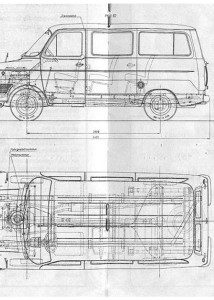 Ford Transit blueprint