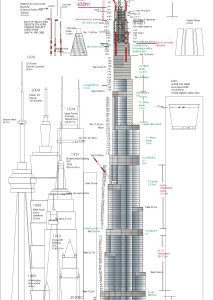 Burj Khalifa blueprint