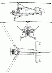 Cierva C.29 blueprint