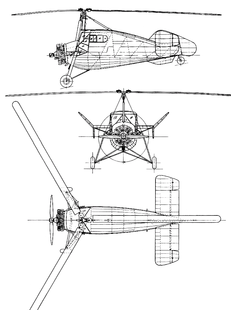 Cierva C.29 blueprint