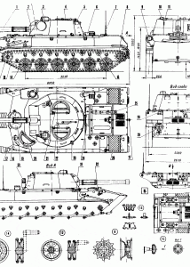 2S9 Nona blueprint