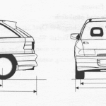 Opel Astra GSi blueprint