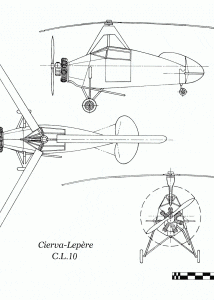 Cierva-Lepère C.L.10 blueprint