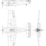 F4F Wildcat blueprint