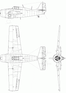 F4F Wildcat blueprint