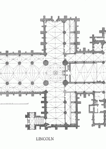 Lincoln Cathedral blueprint