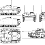 Sturmgeschütz III blueprint