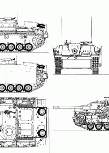 Sturmgeschütz III blueprint