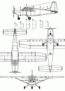 Aermacchi AL-60 blueprint