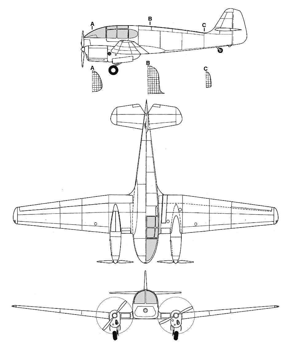 Aero Ae-45 blueprint