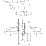 M6A1 Seiran blueprint