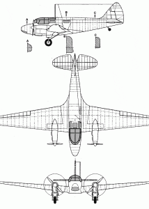 Airspeed Oxford blueprint