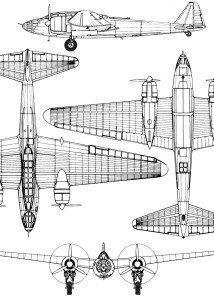 Amiot 354 blueprint