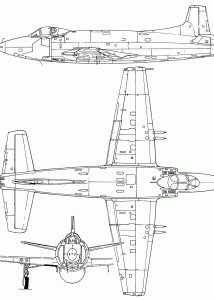 Supermarine Attacker blueprint