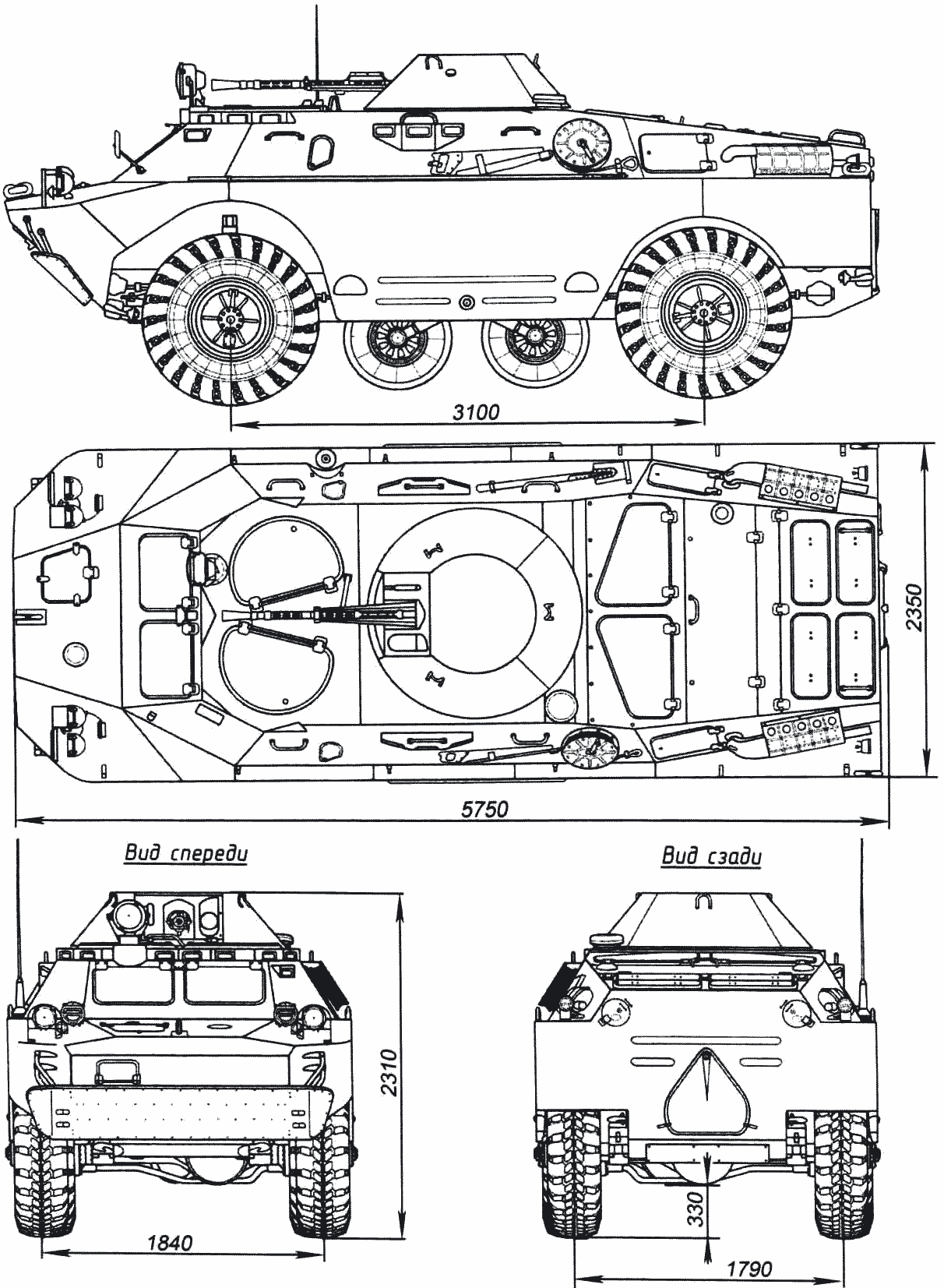 BRDM-2 blueprint