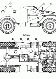 BTR-40 blueprint