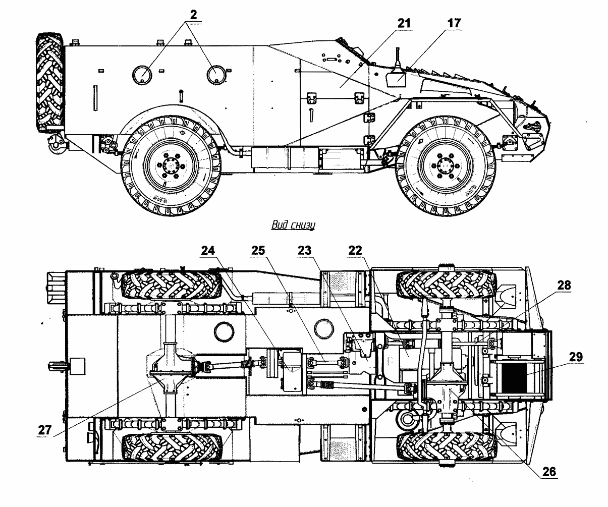 BTR-40 blueprint