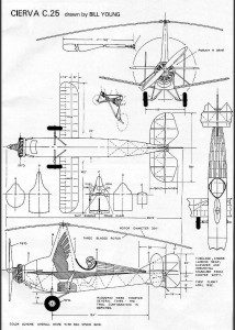 Cierva C.25 blueprint