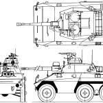 EE-9 Cascavel blueprint