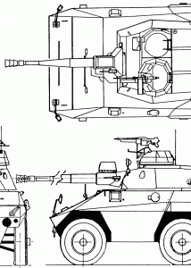 EE-9 Cascavel blueprint