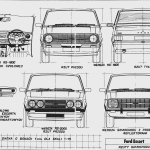 Ford Escort blueprint