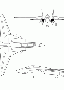 F-14 Tomcat blueprint