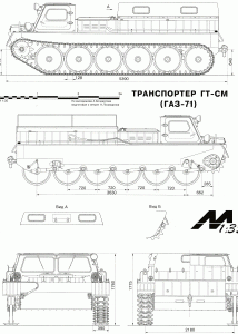 GAZ-71 blueprint