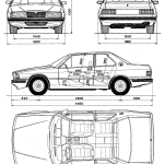 Maserati Biturbo 228 blueprint