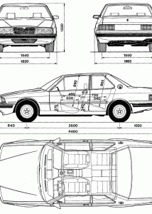 Maserati Biturbo 228 blueprint