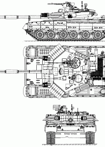 T-84 Oplot blueprint