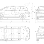 Renault Avantime blueprint