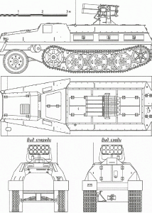 Schwerer Wehrmachtschlepper blueprint