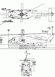 SH-60B Seahawk blueprint