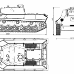 T-50 tank blueprint
