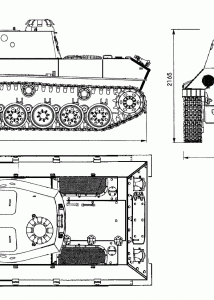 T-50 tank blueprint