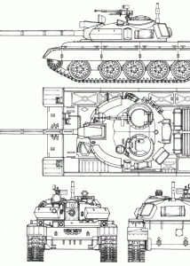 T-55 blueprint