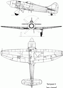 Hawker Tempest blueprint