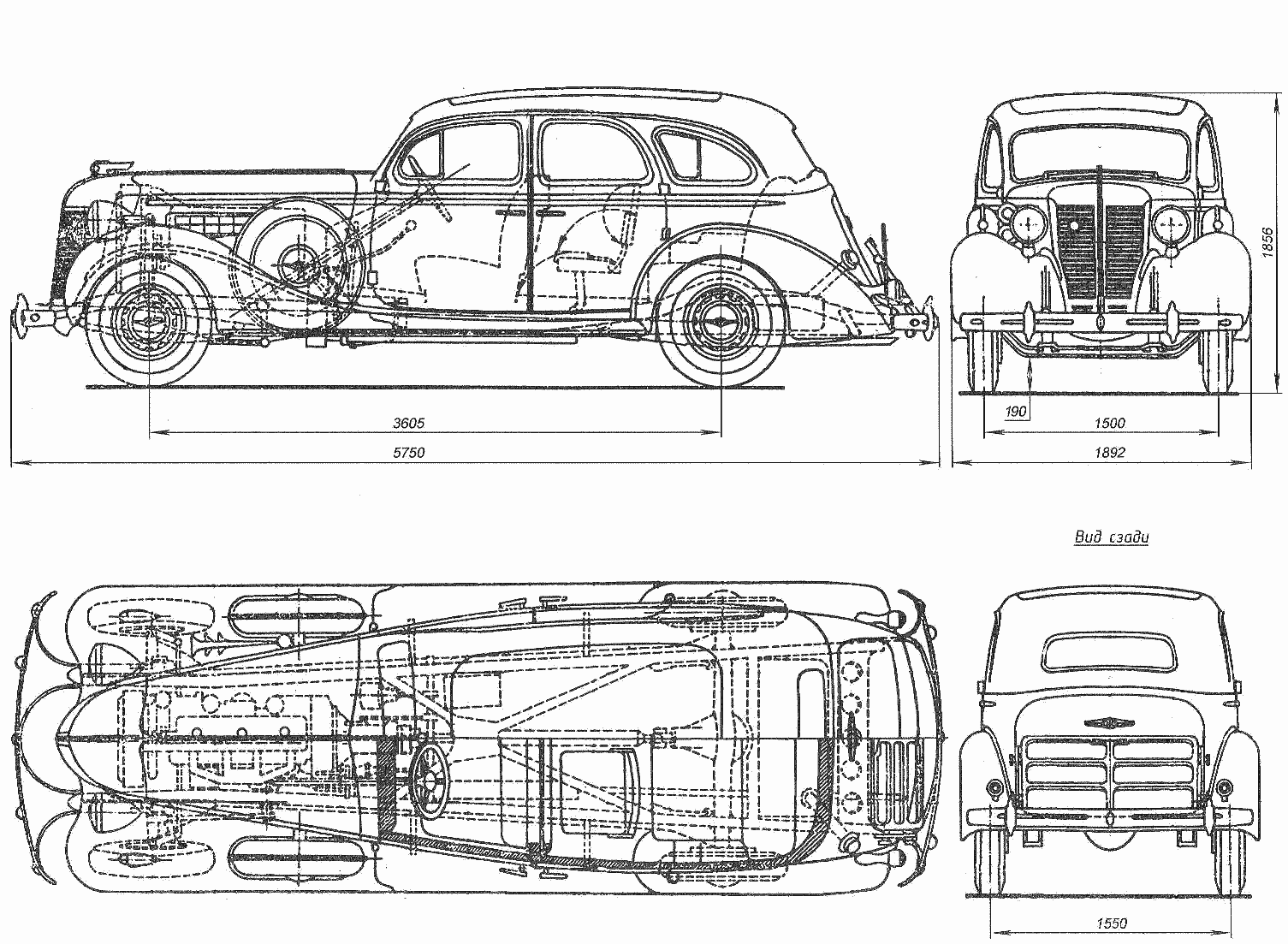 ZIS-101 blueprint