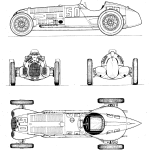 Alfa Romeo 12C blueprint