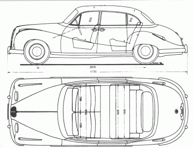 BMW 501 blueprint