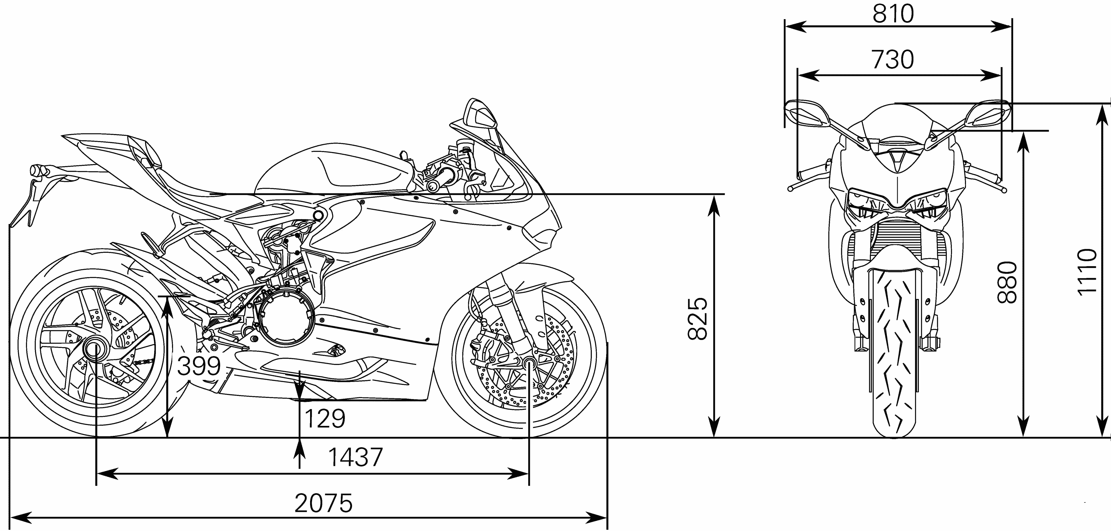 Ducati 1199 blueprint