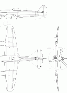 Hawker Typhoon blueprint