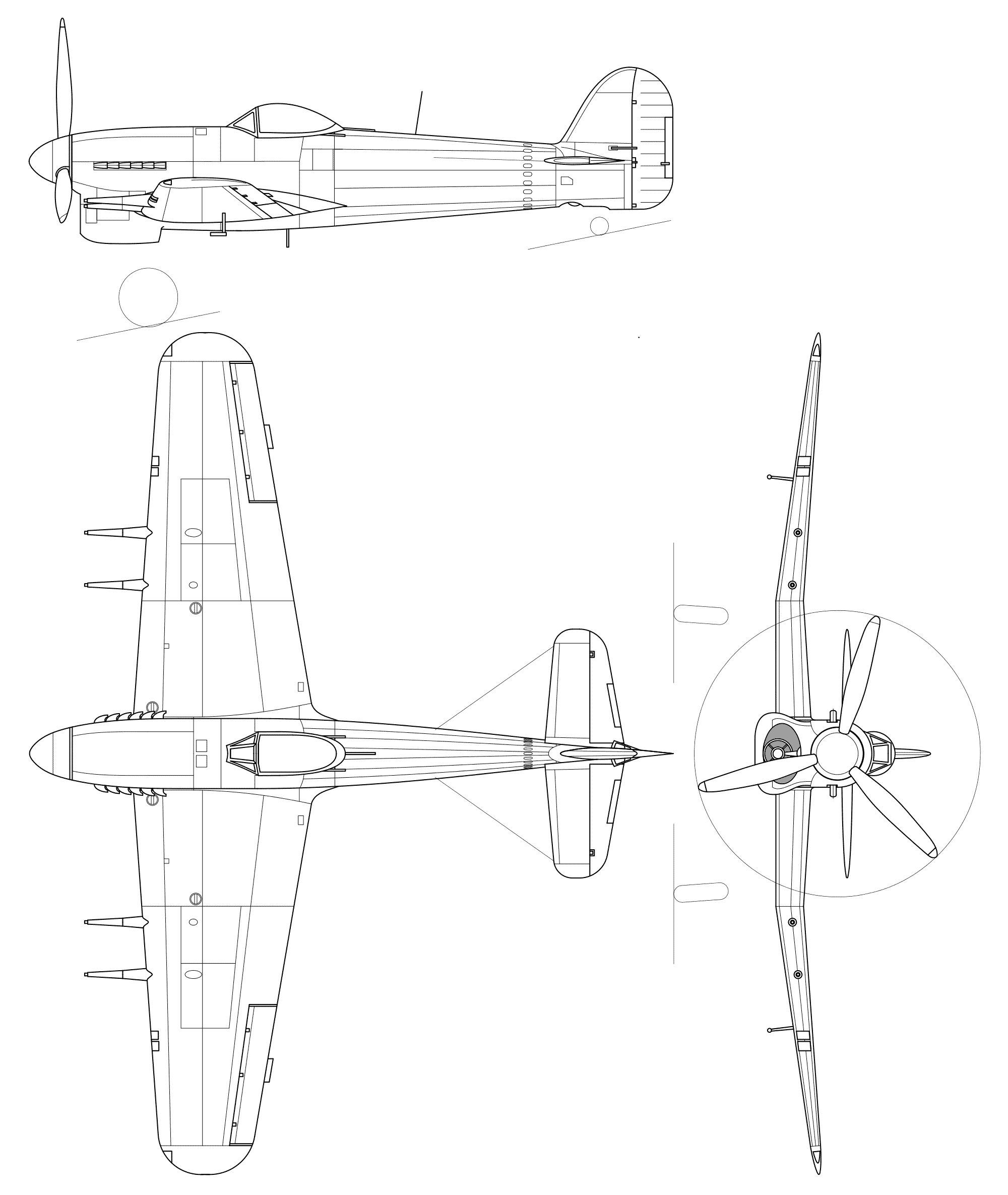 Hawker Typhoon blueprint